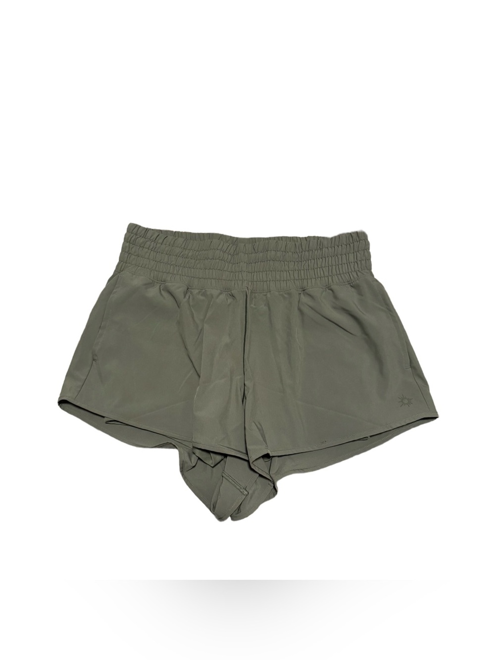 Aerie Offline Hot Stuff Short Women's Medium Green Athletic Lined Pockets NWT - Picture 3 of 6